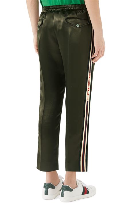 gucci track pants green|Gucci track pants men.